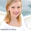 GIAYIER Penguin Gifts for Girls Women Cute Penguin Pendant Necklace