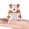 AWARDSEN Positive Otter Emotional Support Gifts Positive Crochet Animals with