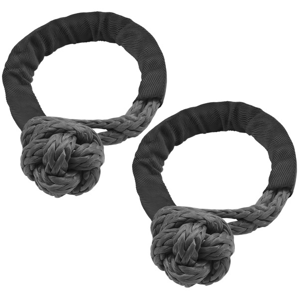 Soft Shackle, Pack of 2 17T Break Resistance Shackle Recovery