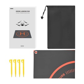 Mini Drones Landing Pad 65cm/26'' Portable Foldable Waterproof Universal Mini Aircraft Drones Landing Mat for RC Drones Helicopter Drones Accessories Fast-fold Double Sided Quadcopter Landing Pad