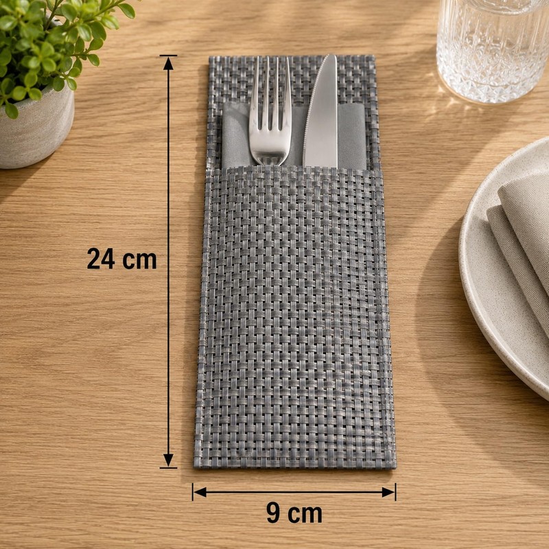APS 60551 Napkin and Cutlery Holder Set of 6 24