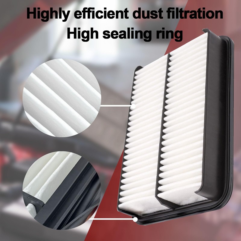 BESTWELL4U Comb Cabin Engine Air Filter for Kia Telluride 3.8L