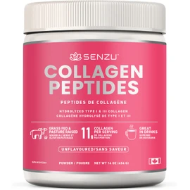 Premium Collagen Peptides Protein Powder For Healthy Hair, Skin, Nails, Joints - Hydrolyzed For Better Absorption | Made in Canada, Grass Fed, Keto, Kosher & Halal Certified - Non GMO, Gluten Free (454g / 16 oz)