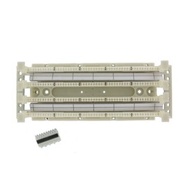 Leviton GigaMax 5E 110-Style Wiring Block, Wall Mount with Legs Kit, Cat 5E with C5S, 100-Pair, 41AB2-1F5