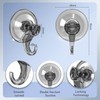 LUXEAR Suction Cup Hooks - 6 Pack Suction Hooks Reusable