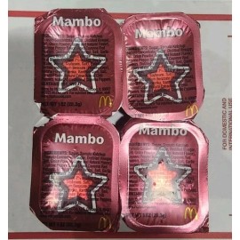 McDonald's 4 Count Lot McDonald's Mambo Dipping Sauce Limited Edition
