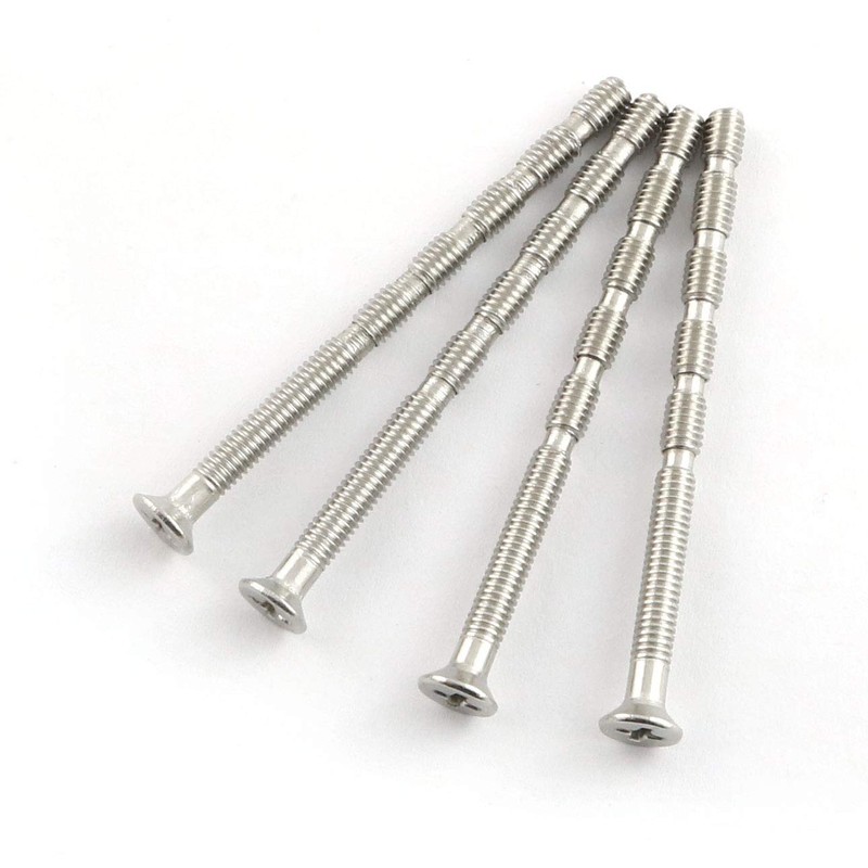 PZRT 4 Set Door Handle Hardware Lever Handle Screws Connecting