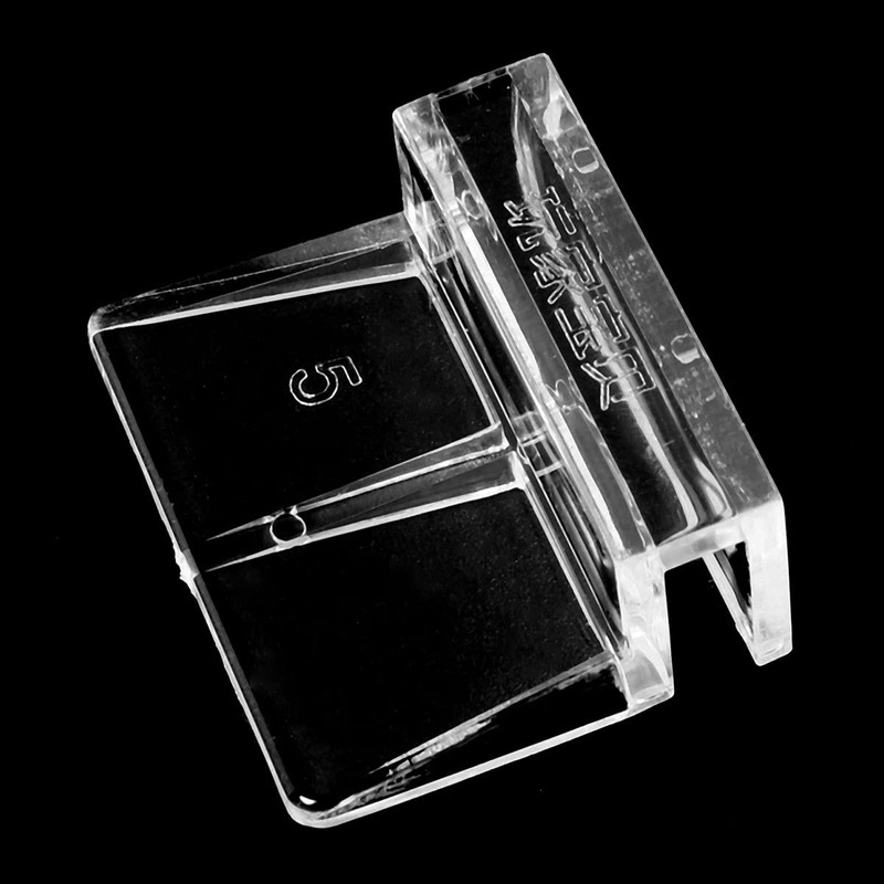 MEETOOT 4pcs Acrylic Fish Tank Bracket - 5mm Aquarium Support