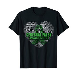 Cerebral Palsy Awareness Hope Support Strong Warrior T-Shirt