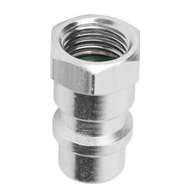 Jadeshay R12 R22 R502 to R134a Conversion Kit, Fast Quick Conversion Adapter Switch, Adapter Valve 1/4in SAE 8v1 Thread, with R134A Quick Coupler Interface and Core Valve