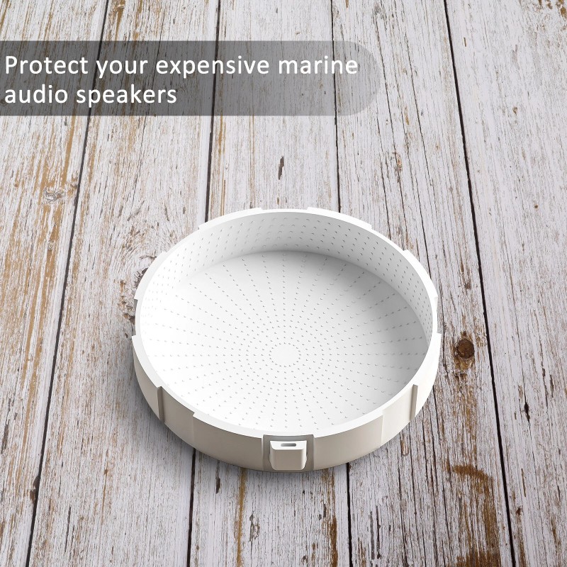 Recoil SC65-W 6.5” Marine & Powersports Speaker Covers, Silicon Material,