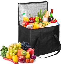 30L Cooler Bag, Portable Lunch Bag with Zipper, Food Cooler Bag, Bags Large Thermal Insulation Picnic Bag, Large Soft Cooler Bag Great for Outdoor/Camping/BBQ/Picnic