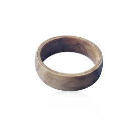 riversmerge NFC Wood Forum Type 2 215 496 Bytes Chip Universal for Mobile Phone Wearable Smart Ring Waterproof Ceramic NFC Ring for Men or Women（Wood NFC Ring 20mm）