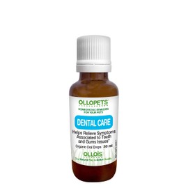 OLLOPETS Dental Care, Organic Homeopathic Remedy for All Pets, 1 Fl Ounce