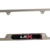 License Plate Frame Cover Holder, LSX Chrome for Camaro Corvette,