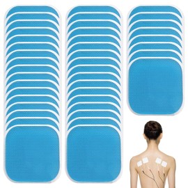 Sporgo 48 Stück Tens Elektroden Pads: 45×45mm Ersatzsets Gel Pads für Bauchtrainer, Wiederverwendbar Elektroden Tens Gerät Pads kompatibel Beurer Em 59 Heat & Beurer Tens Pads