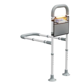 Yornoli Bed Rail for Elderly Adults with Motion-Sensing Light, Adjustable Non-Slip Grip Handle, Sturdy Steel Frame, Easy Installation, Storage Pocket– Safety & Support for Seniors (104CM)