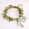 Xinyanmy Flower Wreath Hair Flower Crown for Girls Women Artificial