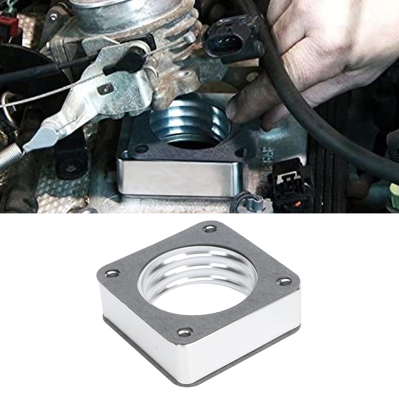 Car Throttle Body Spacer Aluminium Alloy Maintenance Replacement for Jeep