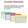 Deruilong 4Pack Diamond Hand Polishing Pads for Sanding Ceramics Glass