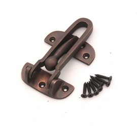 Infinity Decor® 105mm Front Door Chain Restrictor Lock/Latch/Catch for Security & Safety Purpose- Matt BronzeHeavy Duty Strong Door Lock Guard with Swing Bar
