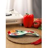 Colorful Hand Painted Spoon Rest Ceramic Large Spoon Holder for