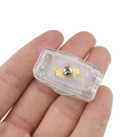 HAHIYO Hahiyo 3A 125V Inline Rotary Cord Switch Adjustable Rotary Double Pole Control Switches Compact Wiring Design Bedroom Table Lamp Light Gauge Wire SPT2 CordTransparent2P