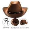Hiceeden 4 Pack Brown Cowboy Hat for Men & Women,