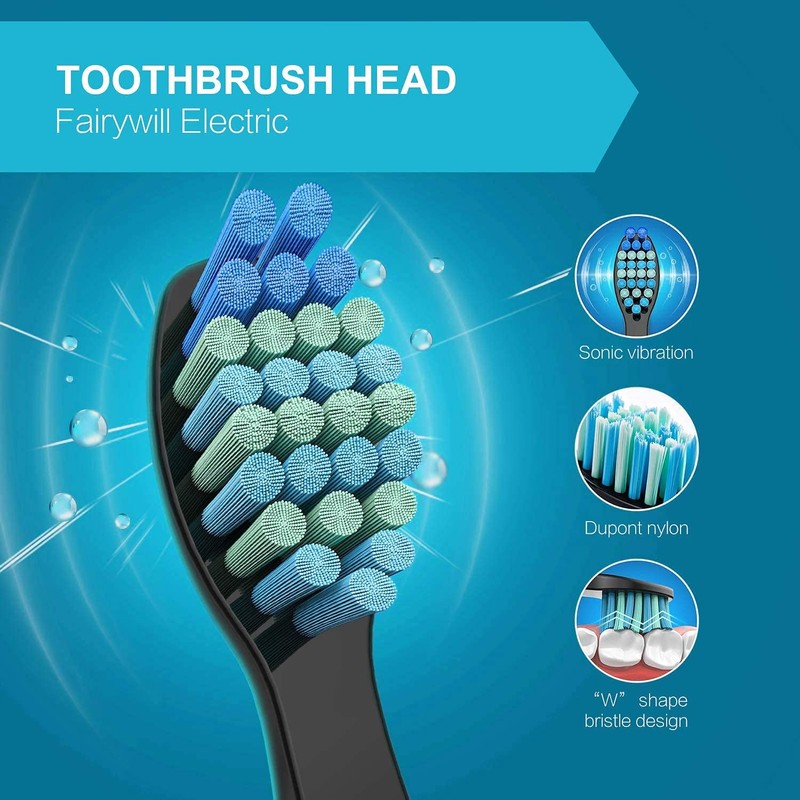 Fairywill Replacement Brushes Pack of 10 Suitable for Fairywill Fairy