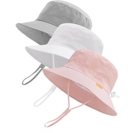FURTALK Baby Toddler Sun Hat Kids Bucket Hat Adjustable Lightweight Breathable for Outdoor Activities UPF50+