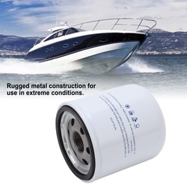 3862228 Fuel Filter Fuel Water Separating Filter, Gasoline Spin On Fuel Filter for Penta 4.3 5.0, Fuel Water Separator Marine Gasoline Spin On Oil Filter, Water Separating