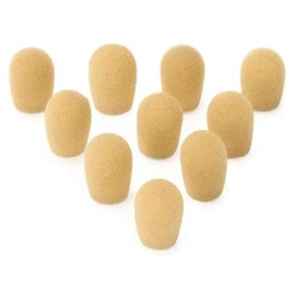 CamDesign 10 PCS Windscreen Mic Foam Cover Compatible with Shure Microphone Headsets