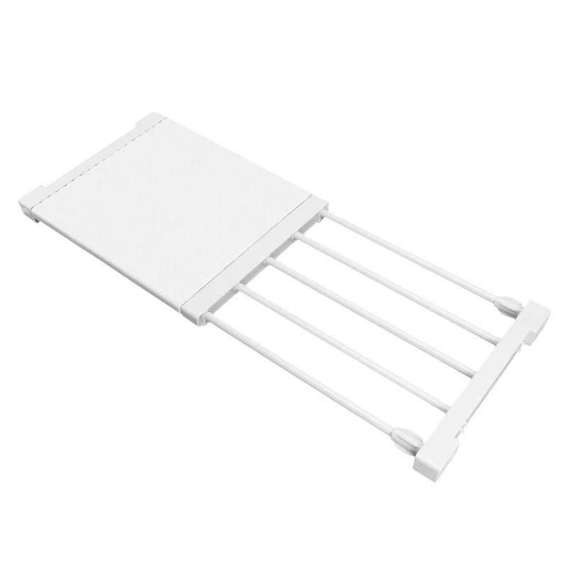 Tension Shelf Adjustable Closet Divider 24cm Width Storage Rack for