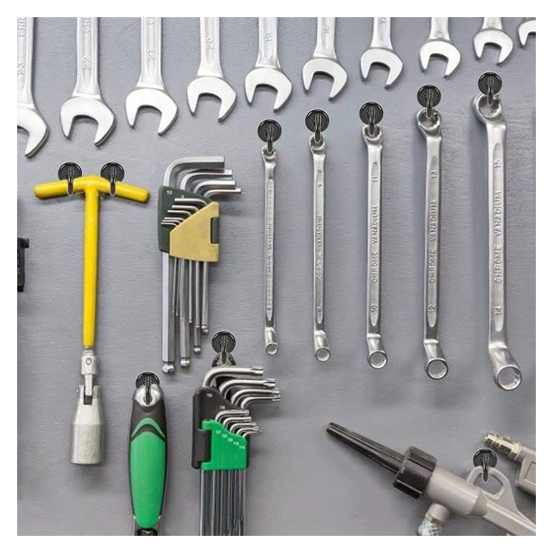 SUNBLESA 2 SETS MAGNETIC BIVVY HOOKS WITH BACKING PLATE CARP