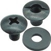 Black Chicago Screw - Thru Hole Binding Post Kit 1/8,