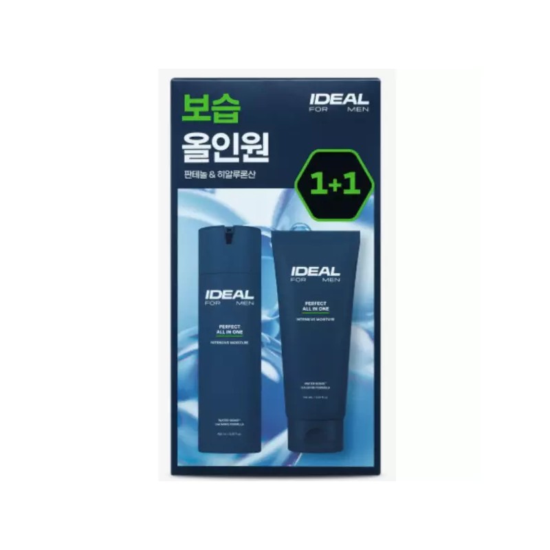Ideal For Men 아이디얼포맨 남성 퍼펙트 보습 올인원 세트 150ml