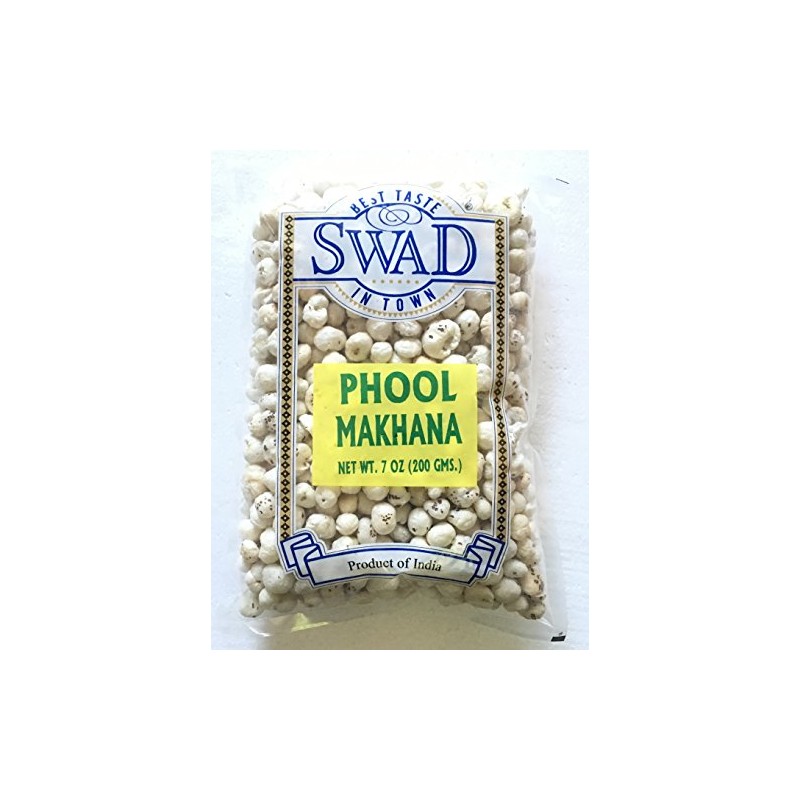 Swad Phool Makhana - Puffed Lotus Seeds - 200 Grams