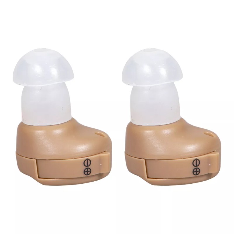 JahyShow 1/2PCS Small In Ear Invisible Best Sound Amplifier Adjustable