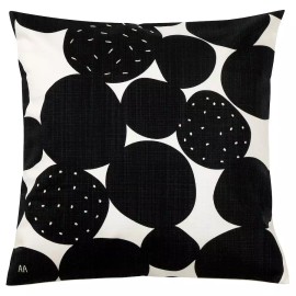 Ikea SANDSENAP pillow Cushion cover, black/white handmade 20x20 " NEW