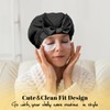 Reusable Waterproof Shower Cap, Elastic Swimming Cap, Large Shower Caps,
