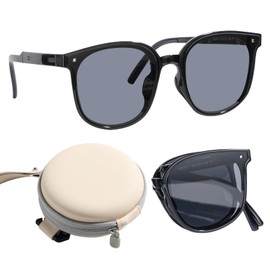 JPNK Polarized Sunglasses - Ultra Lightweight, UV400 Protection, Foldable Design - Perfect for Outdoor Activities, UV Sunglasses for Women, Anti-Glare, HD Vision - Ideal for Travel and Daily Wear,