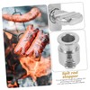SUPVOX Barbecue Grill Rotisserie Bushing Rod Stopper Grilling Rod Stop