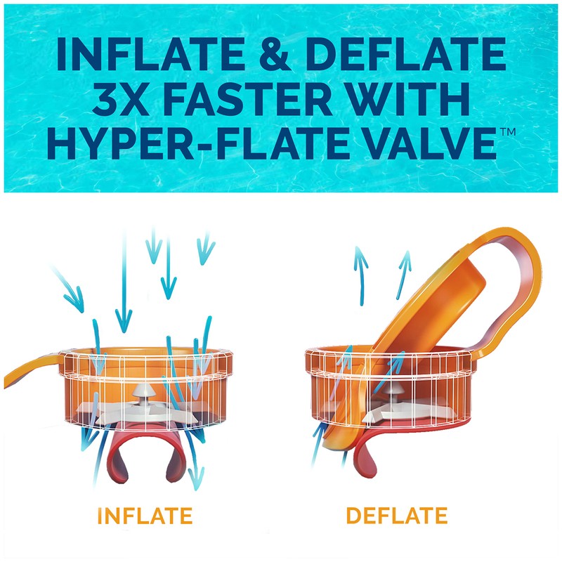 Swimways Dry Float Shadester Pool Float, Translucent Inflatable Recliner Chair