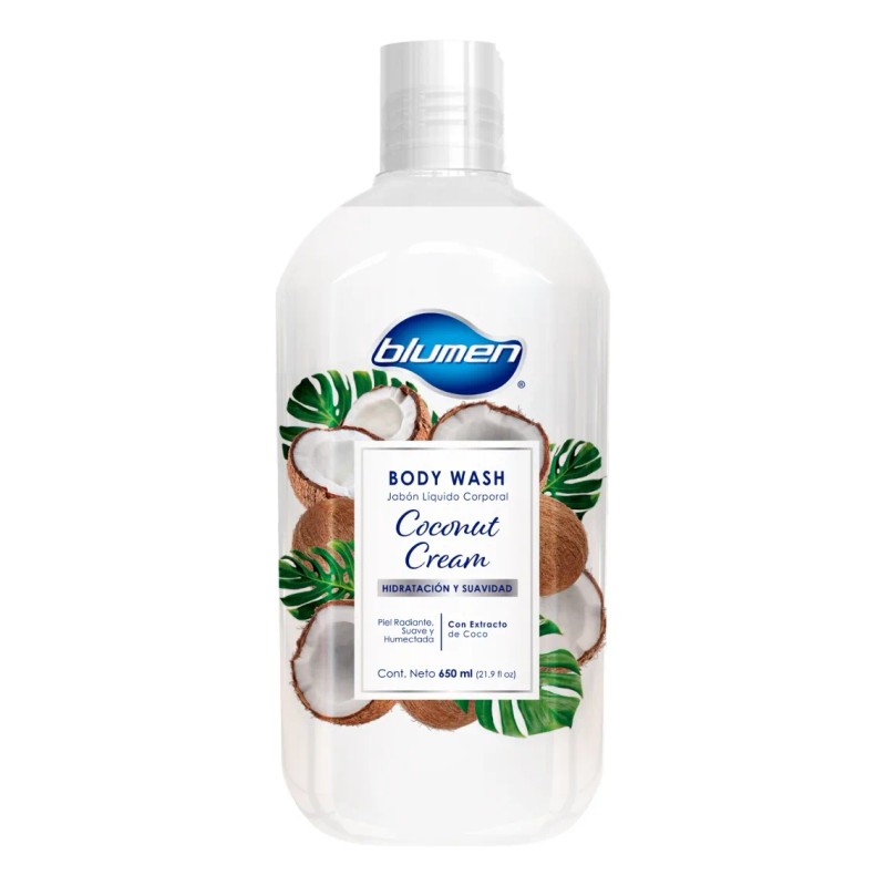 BLUMEN Body Wash Coconut Cream 650ml