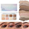 8 Colour Cream Eyeshadow Palette - Multi-Use as Highlighter &