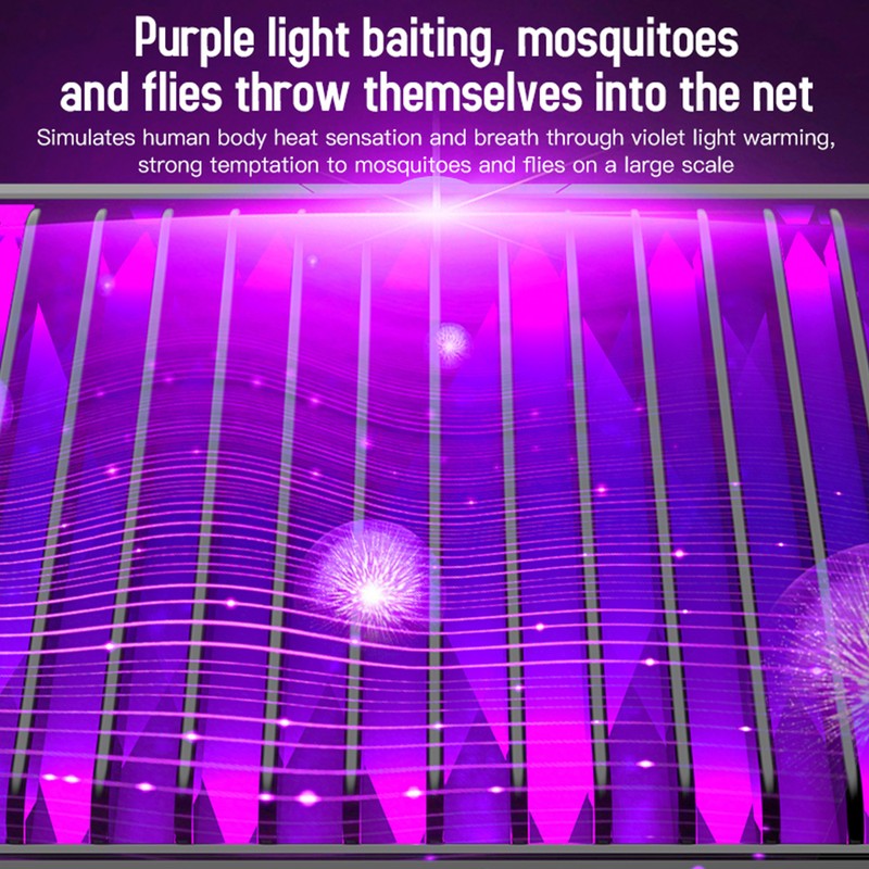 Electric Insect Killer USB-Powered Indoor Fly Trap with 6 Replacement