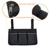 Wheelchair Side Bag, Waterproof Wheelchair Armrest Pouch Bag Organizer Pocket