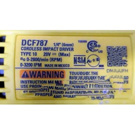 DCF787, DCF787B, Belt Clips Steel Suitable For D-alt 1/4" Cordless Impact Driver 3/Pcs