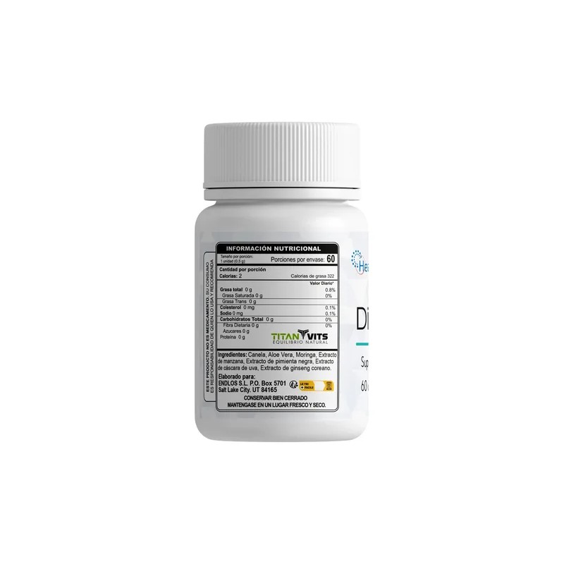 Diamin Advance | Suplemento | Pastillero | 60 Caps (1pza)