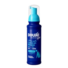 DOUXO® Skin & Coat SPA - Ultra-Safe Quick Refresh Leave-on Mousse for Dogs, 10 fl oz, Safely Cleans and Refreshes The Coat, Leaves The Coat Soft, Radiant and Smelling Great, Skin-Friendly Formula